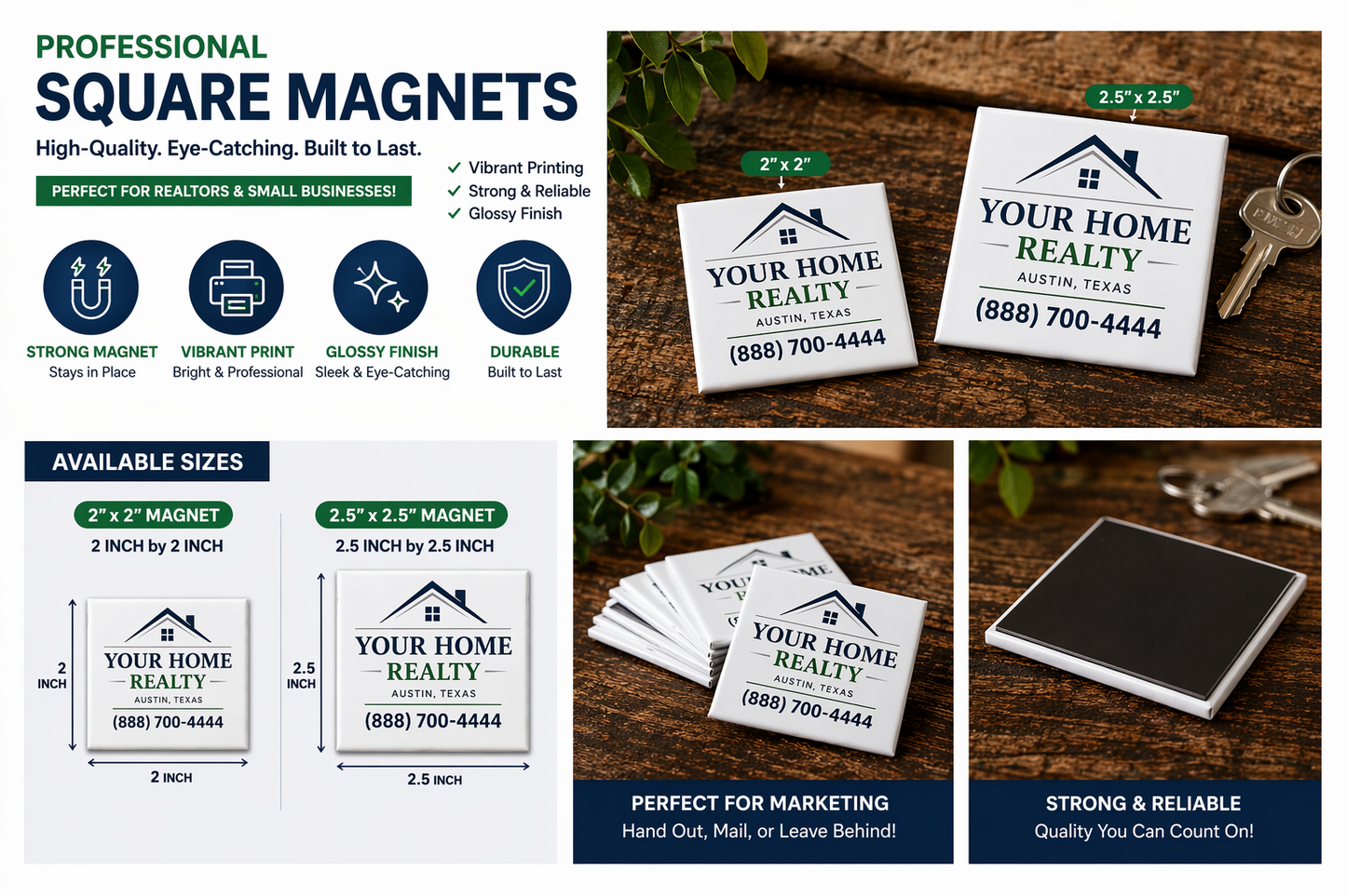 Promotional Magnets | Business Logo